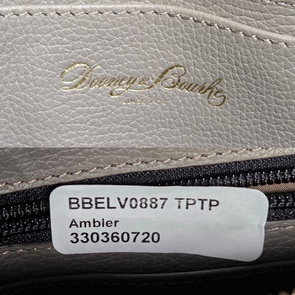 Authentic Dooney & Bourke Belvedere Ambler Crossbody Pebble Grain w/ COA - Picture 5 of 12